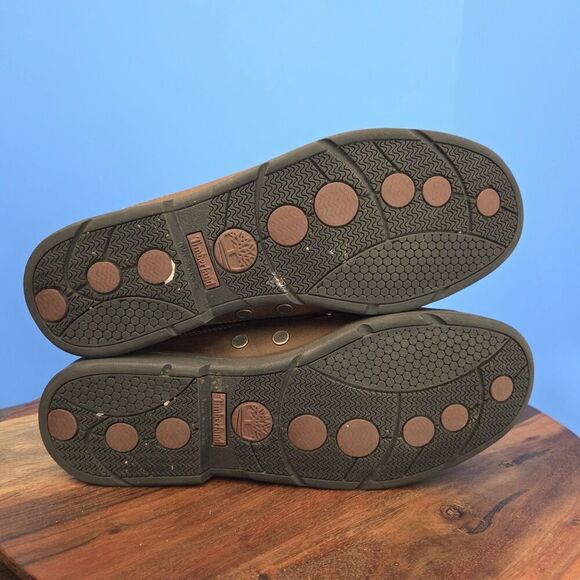 Timberland Echo Bay Top-Sider Deck Boat Shoes Men’s 11M Brown Nubuck #71024 - Picture 6 of 9